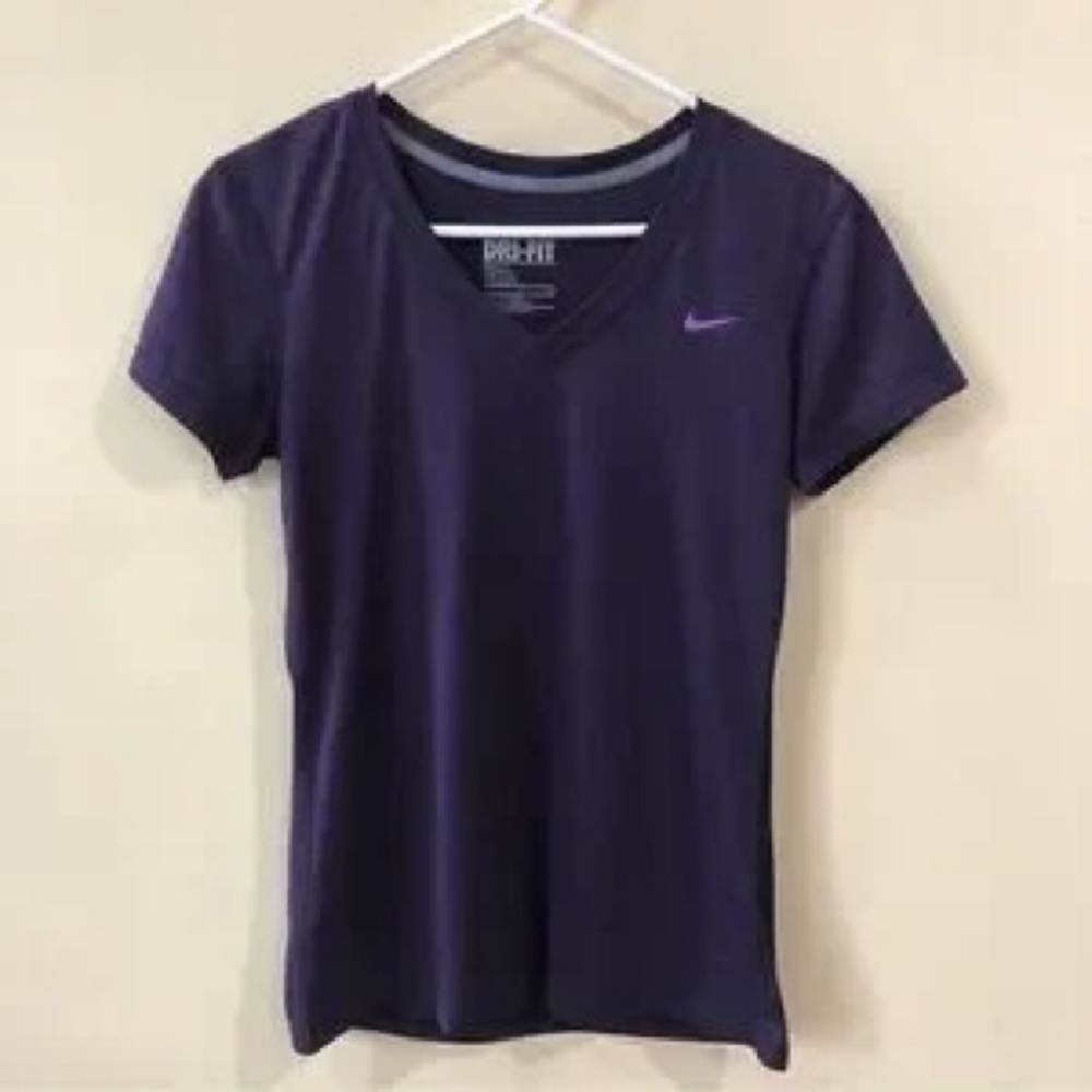 Nike Women's Short Sleeve Purple Tee